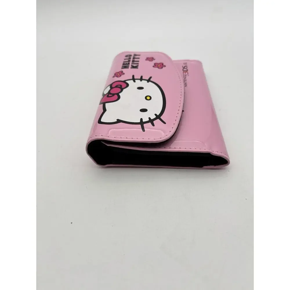Hello Kitty Nintendo 3DS Pink Travel Case Console Game Holder Pouch VG Condition